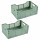 Lot de 2 cagettes pliables FOLDY - Taille M - Sauge
