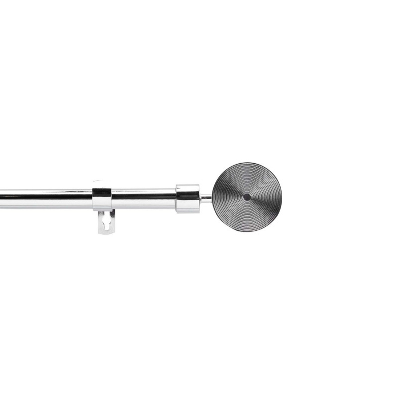 Kit de tringle à rideaux extensible ROLLIS - L. 210 à 380 cm - Chrome Kit de tringle à rideaux extensible ROLLIS - L. 210 à 380 cm - Chrome