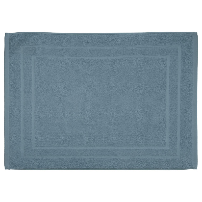 Tapis de bain en coton PRAIA - Bleu