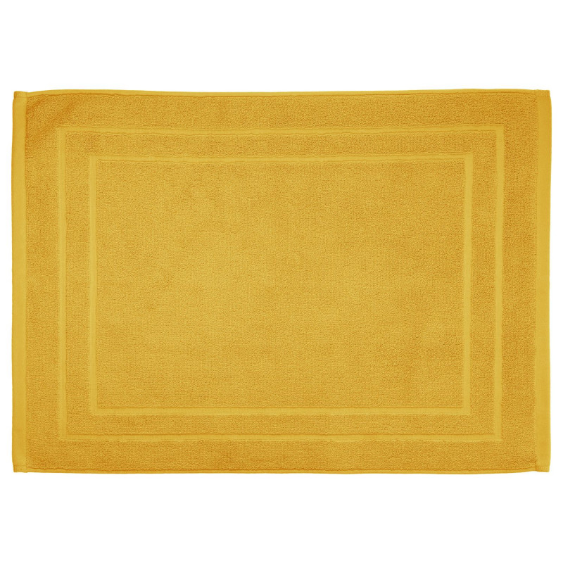 Tapis de bain en coton PRAIA - Jaune