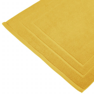 Tapis de bain en coton PRAIA - Jaune
