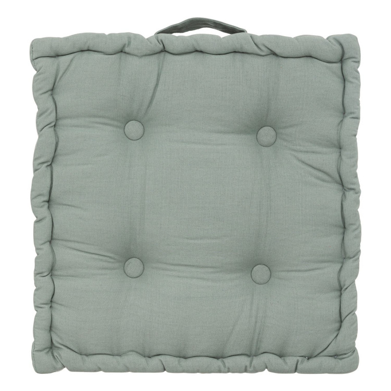 Coussin de sol en coton ANJALI - Céladon Coussin de sol en coton ANJALI - Céladon