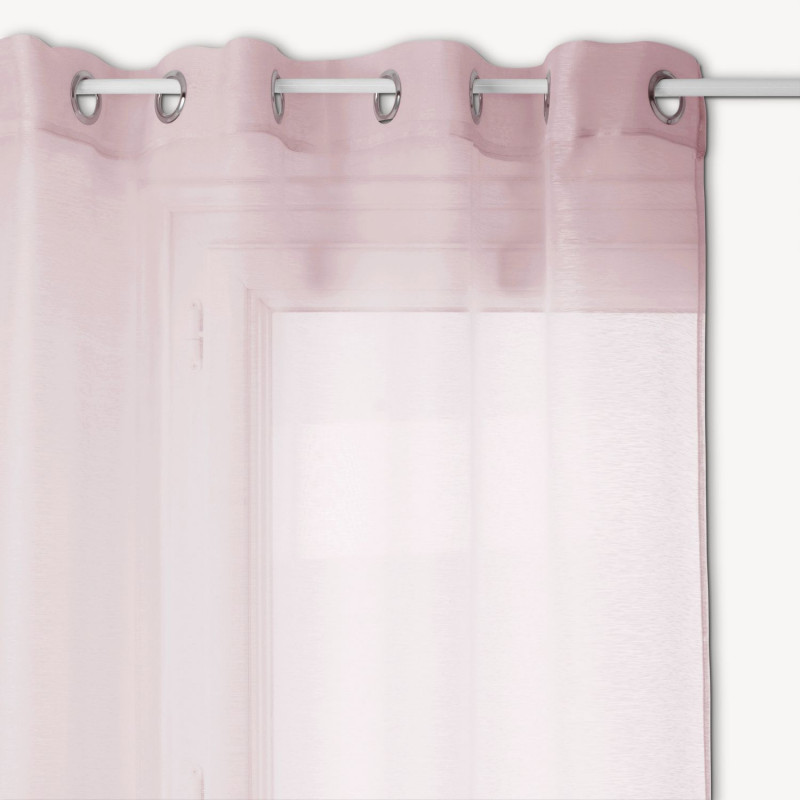Voilage Moly - 135 x 240 cm - Rose Voilage Moly - 135 x 240 cm - Rose