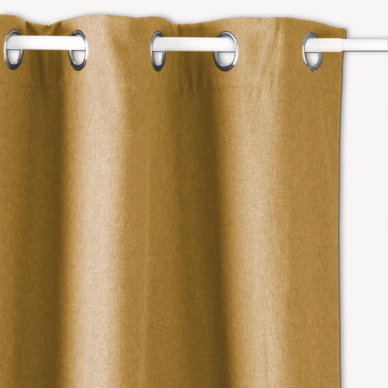 Rideau isolant TIM - 140 x 260 cm - Jaune moutarde Rideau isolant TIM - 140 x 260 cm - Jaune moutarde