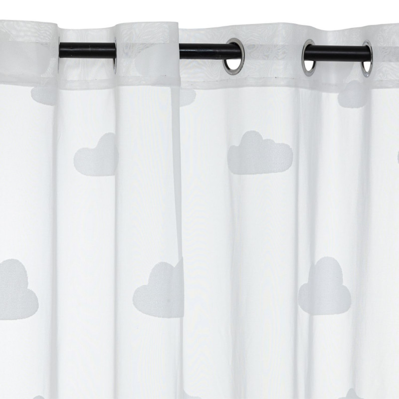 Voilage nuage - 140 x 240 cm - Blanc