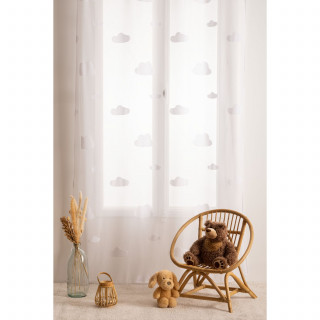 Voilage nuage - 140 x 240 cm - Blanc