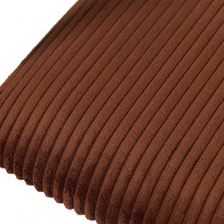 Lot de 2 fauteuils design en tissu côtelé SCOTT - Terracotta