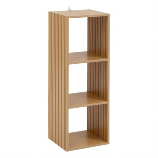 Étagère 3 cases mix en bois TASSO - Beige