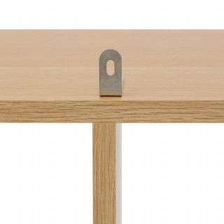 Étagère 4 cases mix en bois TASSO - Beige