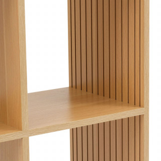 Étagère 6 cases mix en bois TASSO - Beige