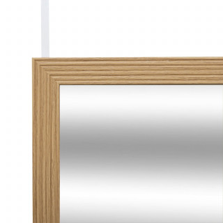 Miroir de porte à suspendre en bois TASSO - Beige