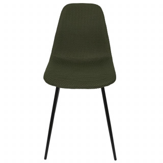 Lot de 4 chaises ATOME - Kaki