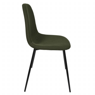 Lot de 4 chaises ATOME - Kaki