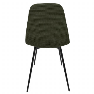 Lot de 4 chaises ATOME - Kaki