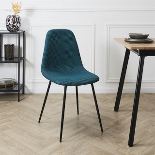 Lot de 4 chaises ATOME - Bleu