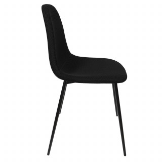 Lot de 4 chaises ATOME - Noir