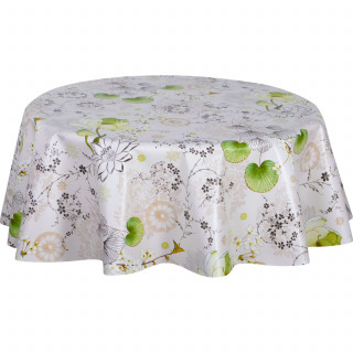 Nappe en toile cirée ronde PALACIA - Diam. 135 cm
