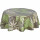 Nappe en toile cirée ronde motifs jungle MALLORCA - Diam. 135 cm - Kaki