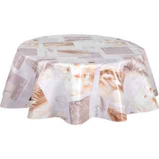 Nappe en toile cirée ronde PAMPA - Diam. 150 cm