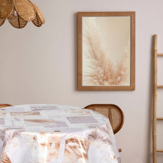 Nappe en toile cirée ronde PAMPA - Diam. 150 cm