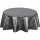 Nappe ronde en toile cirée nacrée NERV - Diam. 150 cm - Noir