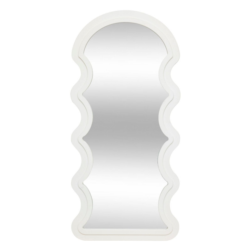 Miroir mural vague EMILY - Blanc Miroir mural vague EMILY - Blanc