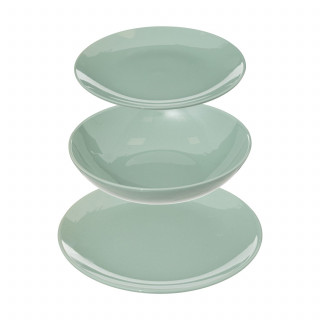 Service vaisselle 18 pièces COLORAMA - Vert