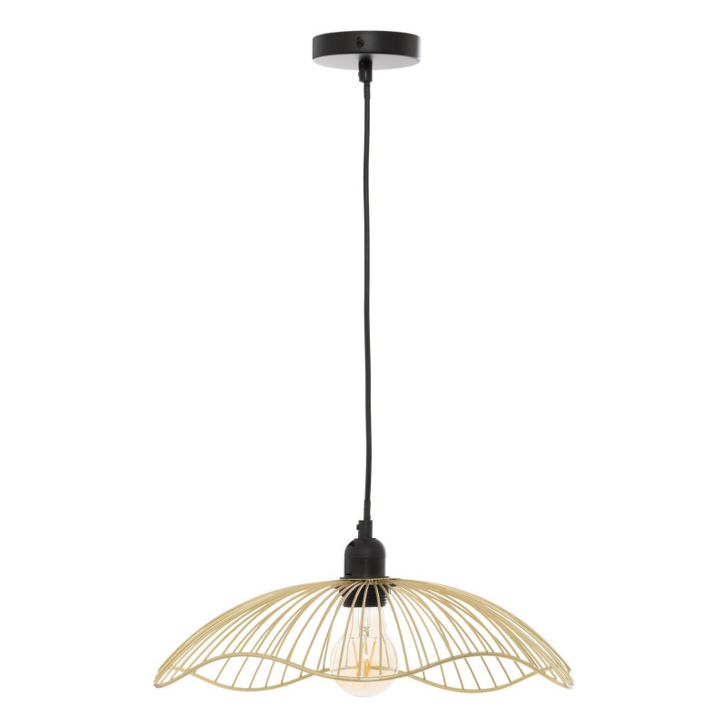 Suspension filaire en métal GALT - Diam. 34 cm - Doré