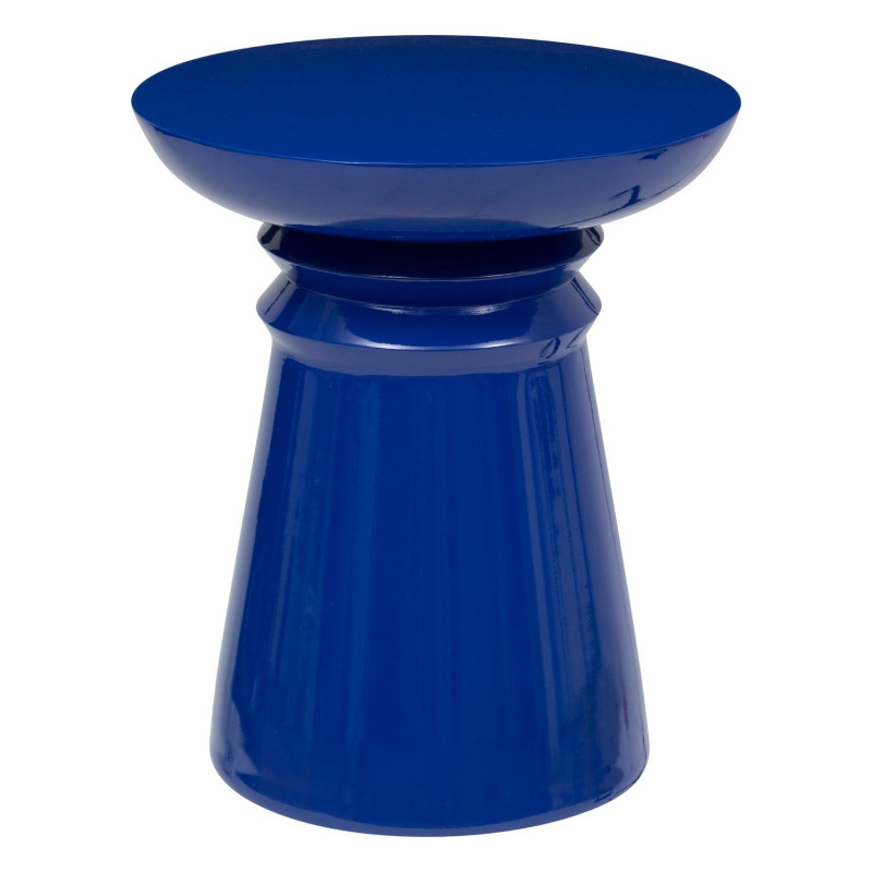 Table d'appoint ronde en métal JAYA - Bleu Table d'appoint ronde en métal JAYA - Bleu