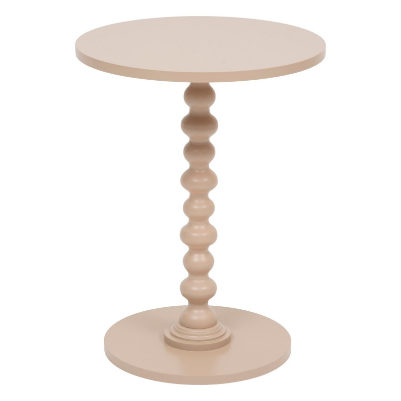 Table à café ronde en bois ALIX - Noisette Table à café ronde en bois ALIX - Noisette