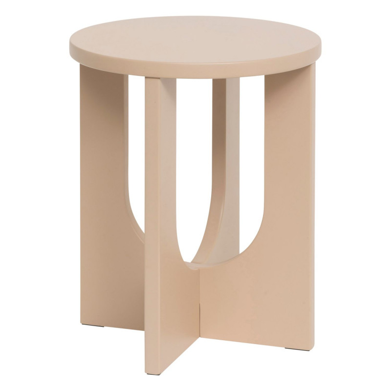 Table à café ronde en bois BLOOM - Noisette Table à café ronde en bois BLOOM - Noisette
