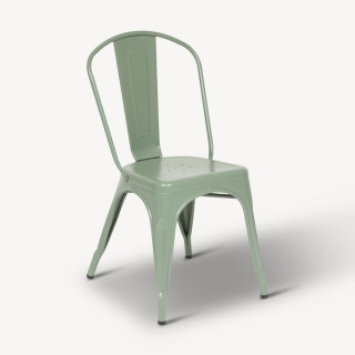 Lot de 4 chaises en métal NIKO - Vert