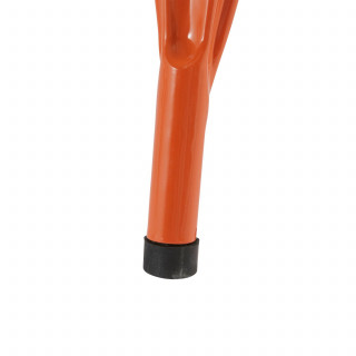 Lot de 4 chaises en métal NIKO - Orange
