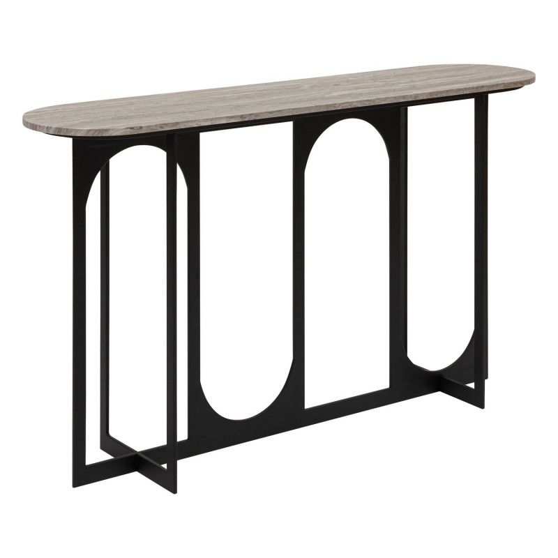 Console design effet marbre TUSCO - Noir Console design effet marbre TUSCO - Noir