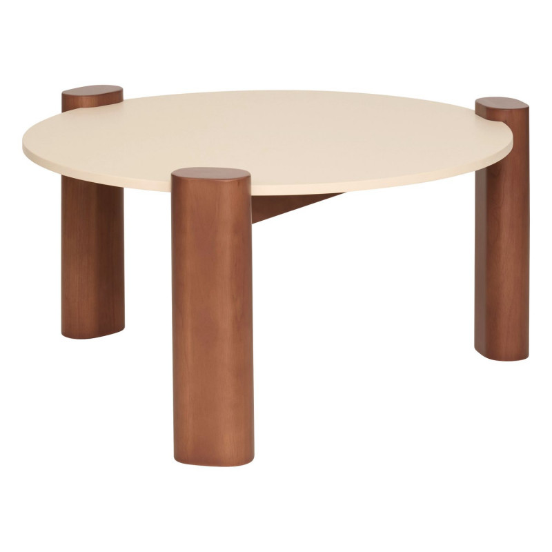 Table basse JILANI - Beige et marron Table basse JILANI - Beige et marron