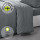 Housse de couette 1 place - 100% coton BIO - 140 x 200 cm - Gris acier