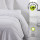 Housse de couette 2 places - 100% coton BIO - 220 x 240 cm - Blanc craie
