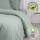 Housse de couette 2 places - 100% coton BIO - 220 x 240 cm - Vert céladon
