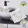 Lot de 2 gants de toilette - 100% coton BIO - Blanc craie
