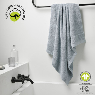 Maxi drap de bain - 100% coton BIO - 90 x 150 cm - Gris acier