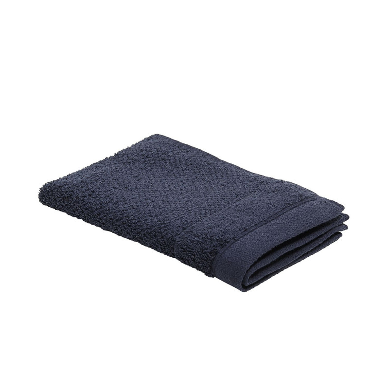 Serviette pour invité - 100% coton BIO - 30 x 50 cm - Bleu navy