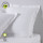 Taie d'oreiller carrée à volant plat - 100% coton BIO - 63 x 63 cm - Blanc craie