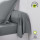 Taie de traversin - 100% coton BIO - 45 x 185 cm - Gris acier