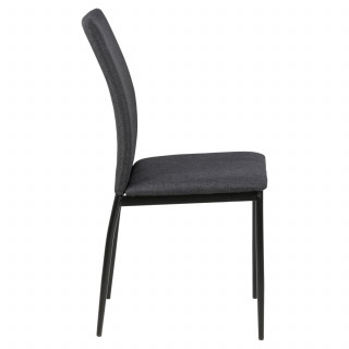 Lot de 4 chaises de salle à manger MIDENA - Gris foncé