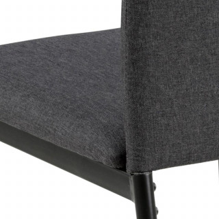 Lot de 4 chaises de salle à manger MIDENA - Gris foncé