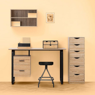 Caisson de bureau 6 tiroirs - Beige