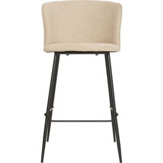 Lot de 2 tabourets de bar JASNY - Beige