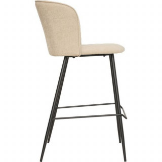 Lot de 2 tabourets de bar JASNY - Beige