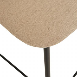 Lot de 2 tabourets de bar JASNY - Beige