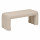 Banc 2 places en tissu SISCO - Beige